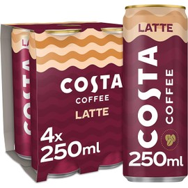 Costa Coffee Latte 4 x 250 ml