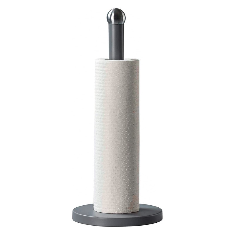 Novel Solutions Stainless Steel Matt Grey Coated Kitchen Towel Roll