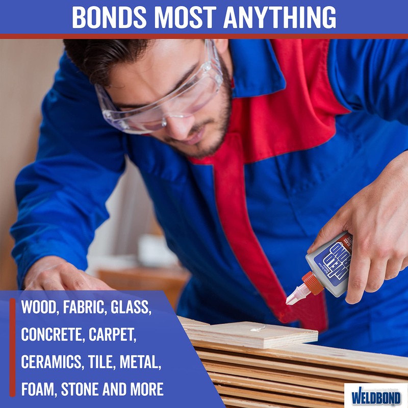 Multi-Surface Non-Toxic Adhesive Glue. Bonds Most Anything ! Glue Gallon