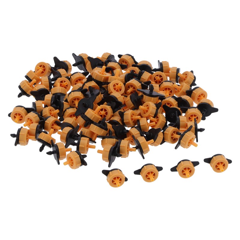 100Pcs 2L Compensating Drip Emitter Detachable Garden Irrigation Dripper for