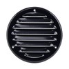 Steinberg14 Black Vent Cover 4" (Duct Opening) with Mesh -
