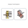 Snblzhef Brushed DC Motor Model 4142-300, 3V, 55RPM with Gear