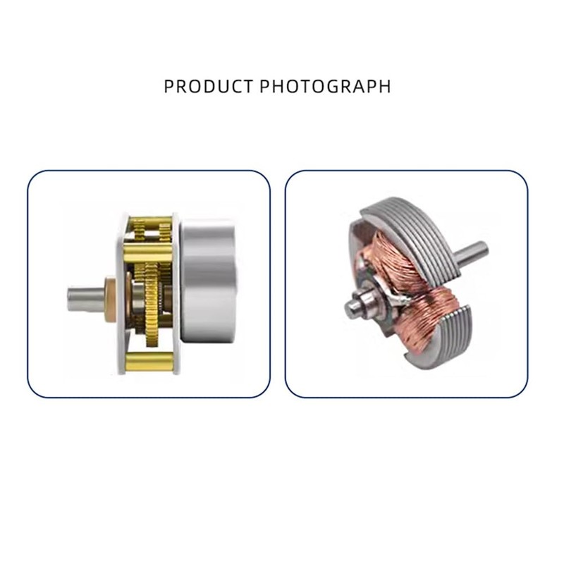 Snblzhef Brushed DC Motor Model 4142-300, 3V, 55RPM with Gear