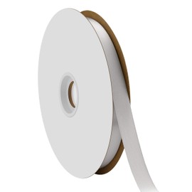 Offray Berwick 5/8" Single Face Satin Ribbon, Silver Gray, 100 Yds