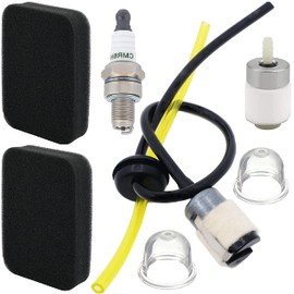 502844401 Air Filter for Husqvarna 150BT 150BF 145BT BT150 350BT 560BFS 560BT blowers Fuel Line Primer Bulb Spark Plug Tune Up Kit