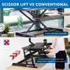 Mount-It! Height Adjustable Stand Up Desk Converter, 38” Wide Tabletop
