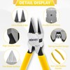 BOOSDEN Small Wire Cutters 2 Pack, 6 inch Wire Cutting