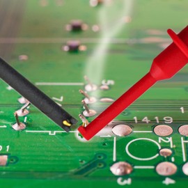 Test Hook Clip - Professional IC Test Hook Clip Grabbers Probe Jumper - Multimeter Accessories, Large Spring Hook Clip Test Grabber Probe for Electronic Components