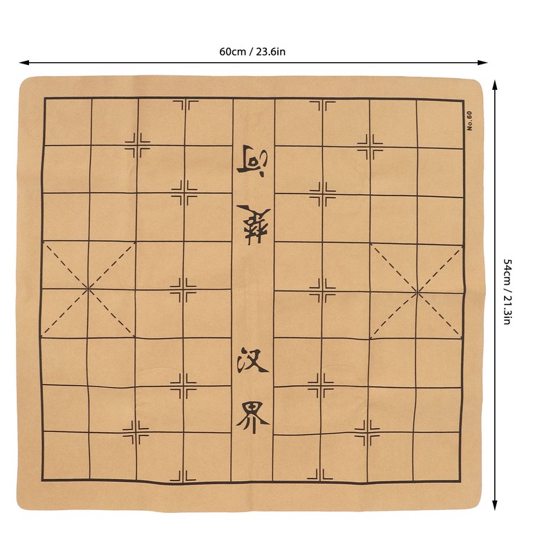 Chinese Chess Board Microfiber Leather Folding Roll Up Chess Board