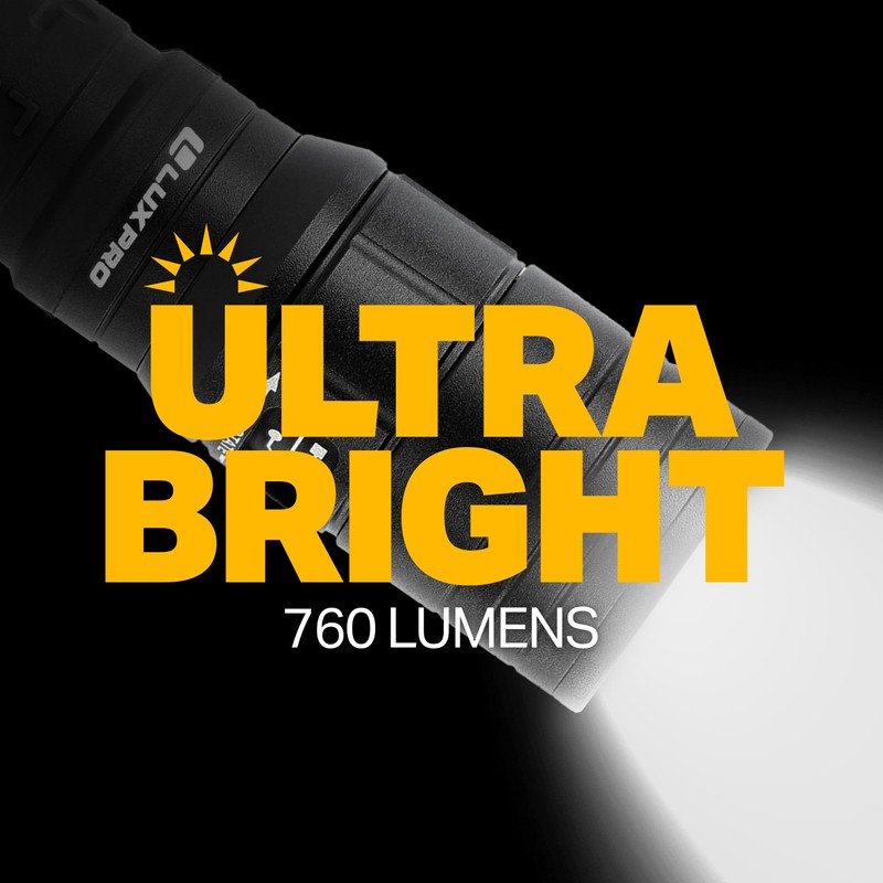 LUXPRO XP980 Pro Series Rechargeable Utility LED Flashlight - 760