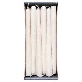 Nordring Tapered Candles 2.3 x 25 cm Cream Pack of 12
