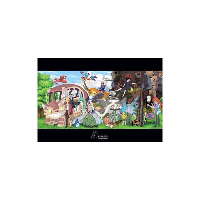 CINEMAFLIX Studio Ghibli - Characters Collage - Anime Poster -