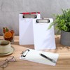 Qilery 24 Pcs Bulk Mini Clipboards with Pen Holder Clip