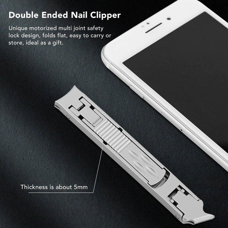 ArborGlow Ultra Sharp Nail Clippers - Stainless Steel Fingernail &