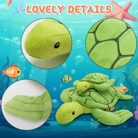 Dzorim Turtle Plush Turtle Cuddly Toy Large Soft Cuddly Turtle Stuffed Toy Cushion for Festival Present