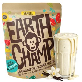 Vegan Protein Vanilla, No Sucralose, Vegan Protein Powder Made from 4 Components Vegetable Protein Powder, Lactose Free, Gluten Free, No Artificial Flavours (Vanilla, 1 kg with Dosing Spoon)