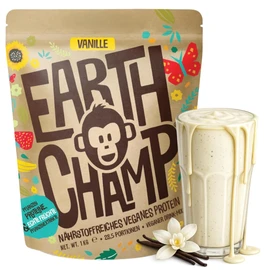 Vegan Protein Vanilla, No Sucralose, Vegan Protein Powder Made from 4 Components Vegetable Protein Powder, Lactose Free, Gluten Free, No Artificial Flavours (Vanilla, 1 kg with Dosing Spoon)