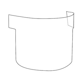 JSP PowerCap Infinity PAPR Peel off visor protectors (Pack of 10) (CAU180-000-000)