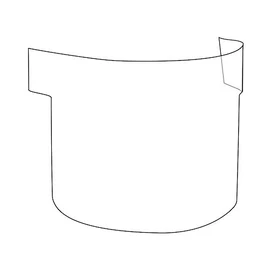 JSP PowerCap Infinity PAPR Peel off visor protectors (Pack of 10) (CAU180-000-000)