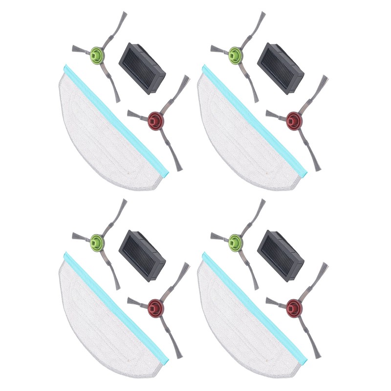Vacuum Cleaner Side Brush Filter Mop Cloth Set for Yeedi