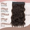 SEGOHAIR One Piece Clip In Hair Extensions 24Inch Curly Long