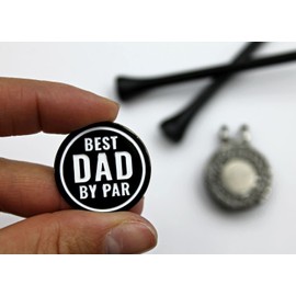 MULLIGAN HOOLIGAN Golf Ball Marker + Magnetic Hat Clip, Unique Golf Gift, Premium Quality, The for Your Favorite Golfer, Golf Accessories for Any Occasions (Best Dad)