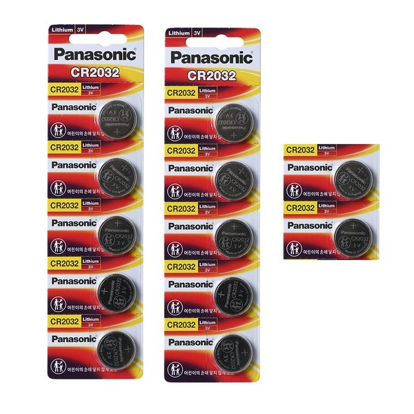 (12pcs) PANASONIC Cr2032 3v Lithium Coin Cell Battery for Misfit Shine Sh0az Personal Physical Activity Monitor