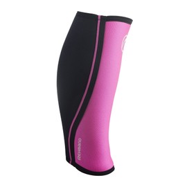 Rehband Neoprene Calf Bandage 1 Piece or 1 Pair, Compression Bandage for Calf and Shin, Shin Guard for Deadlifts, Colour: Pink, 1 Pair, Size: M