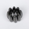 37mm Hematite Oval Magnetic Balls, 8 Pieces Snake Eggs Magnets