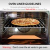 Demiwise 2 Pack Copper Oven Liners for Bottom of Oven,
