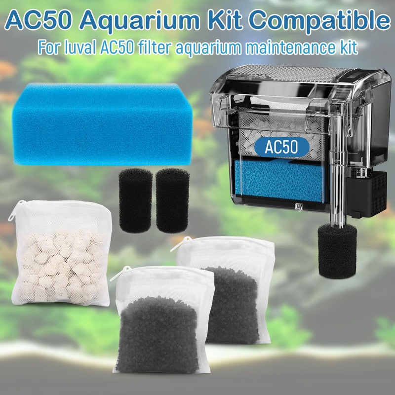 Aquarium Media Maintenance Kit Replacement for Fluval AC50 Power Filter,
