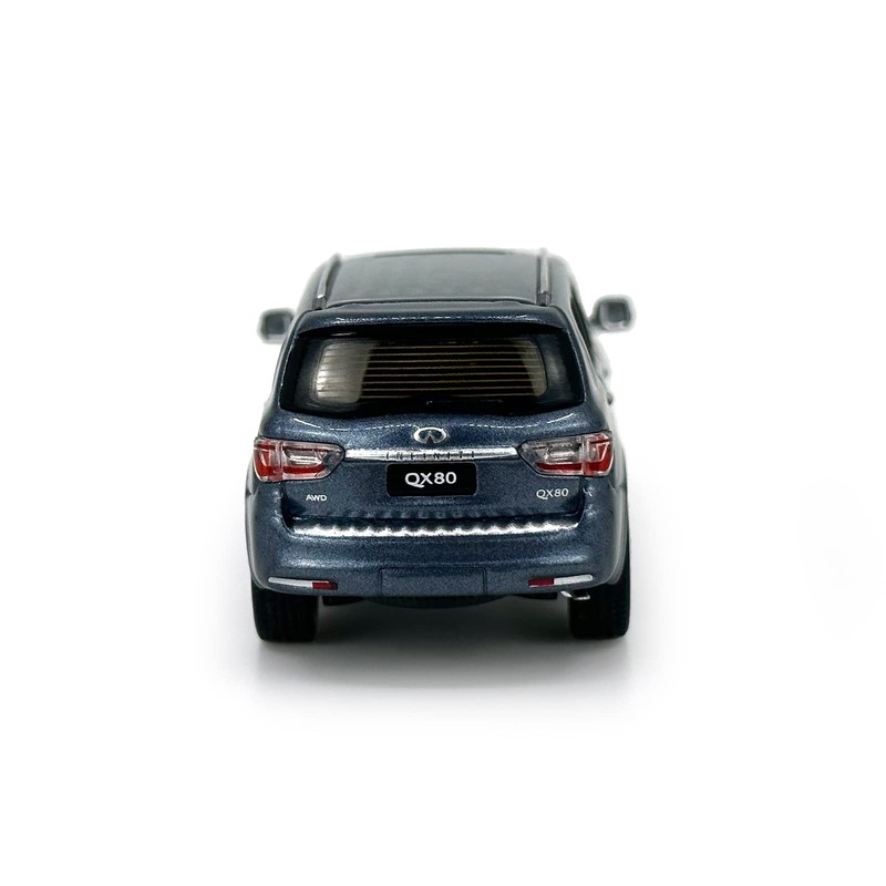 Paudi Model 1/64 Infiniti 2020 QX80 Collection Complete Blue Mini