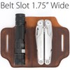 XXL EDC Leather Sheath for Leatherman Multitools, Belt Sheath Pocket