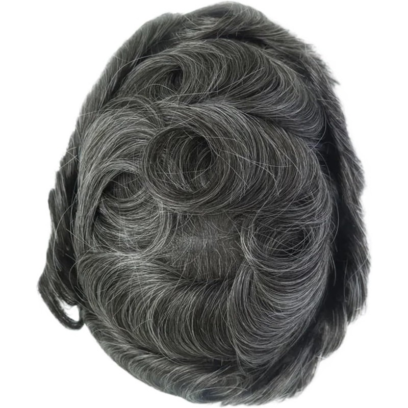 Tupé de piel fina inyectado(1C#_130%_CENTER CROWN_8X10)