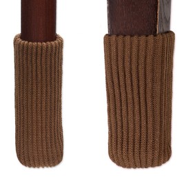 16 Pieces Chair Leg Covers Muya Chair Leg Caps Scratch Resistant Chair Leg Covers Chair Socks Flooring Scratch Resistant Chair Foot Covers 16 Pieces for Both Round and Square Legs