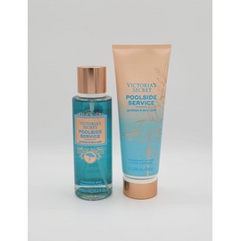 Victoria's Secret Poolside Service Body Mist & Body Lotion Full Size Set of 2