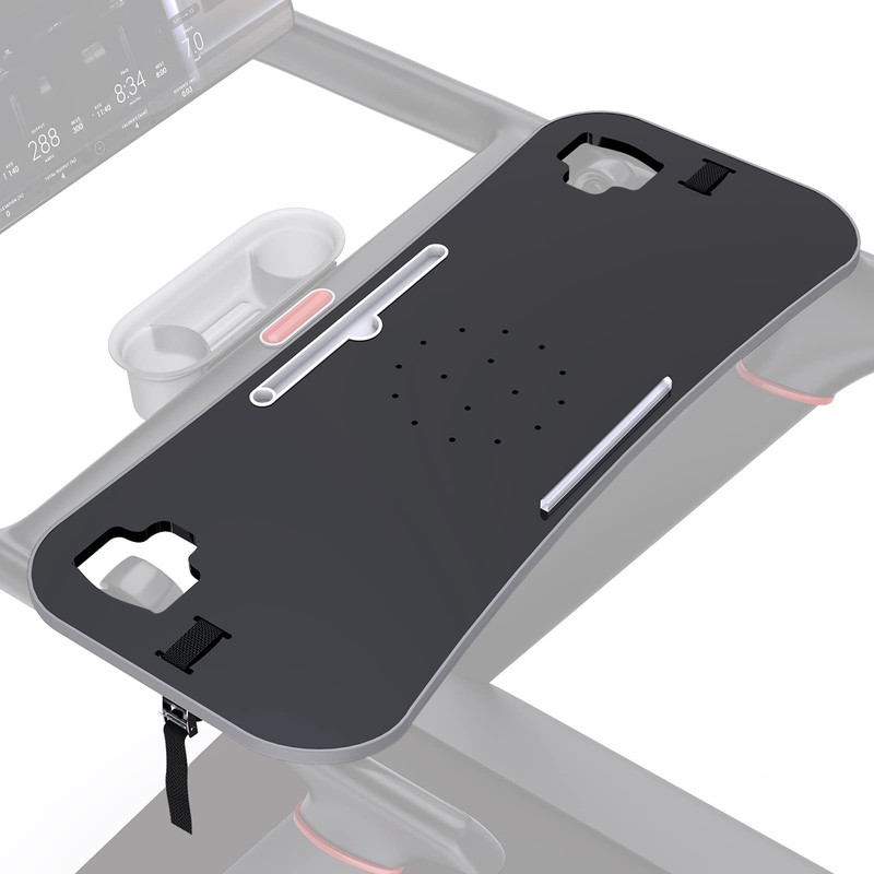 Qsxou Treadmill Desk Attachment,Peloton Tread Tray Ergonomic Platform, Laptop Holder