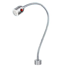 Gooseneck LED Work Light 5W 24V Tube Length 500mm Magnetic Base Tool Lamp for Work Bench Repairing