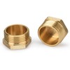 Nutmanel Brass Plug 3/4 Inch Male Thread, Blind Plug AG,