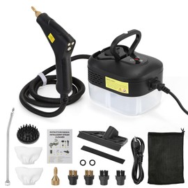 Dyna-Living Steam Cleaner 1500W Handheld Steamer for Cleaning Portable Car Steam Cleaner, 221℉ High-Temp Steamer Cleaner for Home, Intelligent Touch Panel & Spray Gun Control, Steam Cleaner for Car