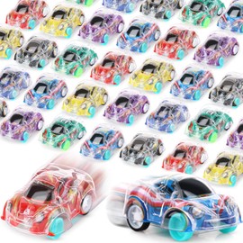 Hooqict 36 Pcs Mini Pull Back Car for Boys 4-8 Years Old Race Car Party Favors Bulk Kids Car Set for Classroom Prizes, Treasure Box Toys, Goodie Bag Stuffers and Pinata Fillers