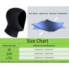 pdodo Scuba Diving Hood Diving Cap 3 mm/5 mm Neoprene