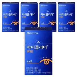 iClear Lutein 15g, 30 tablets, 5 units / 아이클리어 루테인 15g, 30정, 5개