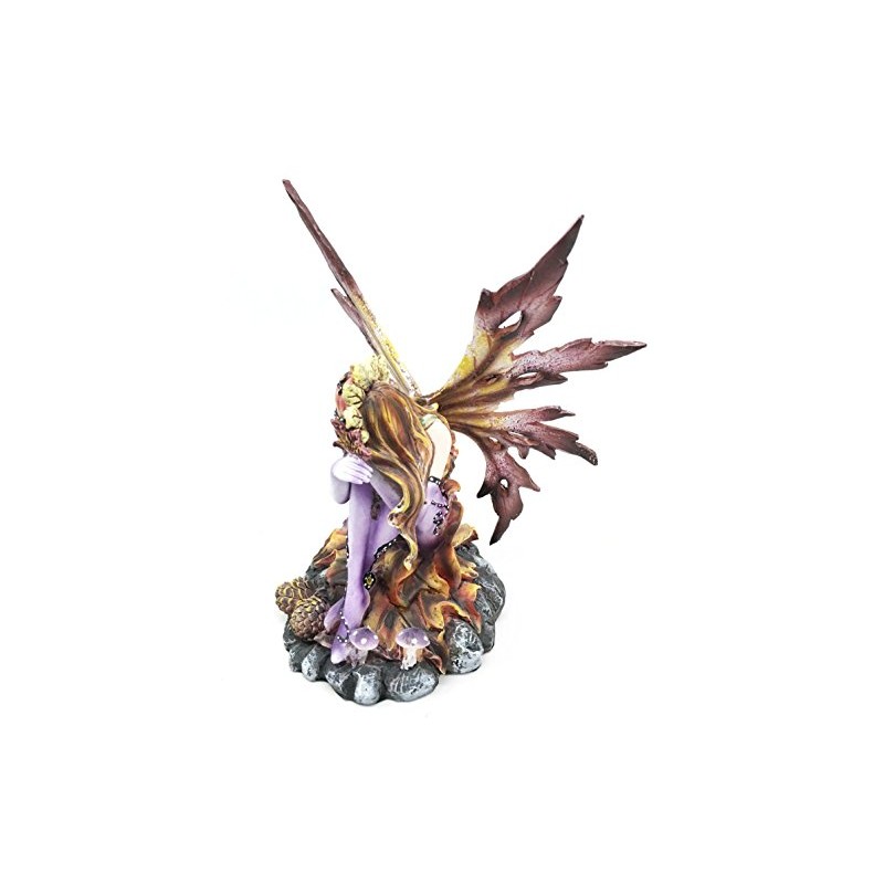 George S. Chen Imports Purple Fairy Sitting Collectible Figurine Decoration
