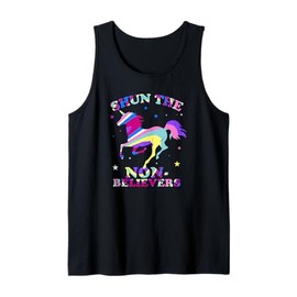 Trendy Shun The Non-Believers Unicorn Tank Top