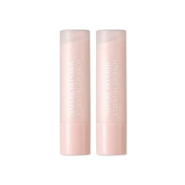 Nature Republic Camellia Lip Balm Natural Color Essential Lip Balm 4.2g 2pcs / 네이처리퍼블릭 동백 립밤 자연스러운발색 에센셜 립밤 4.2g 2개