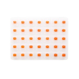 KPREPUBLIC Little Daisy Switch Linear 65g mx stem Switch for Mechanical Keyboard 50m Factory Lubed PC POM Gold Plated Spring