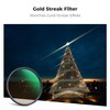 K&F Concept Nano-X Series Gold Streak Anamorphic Effect Filter 72