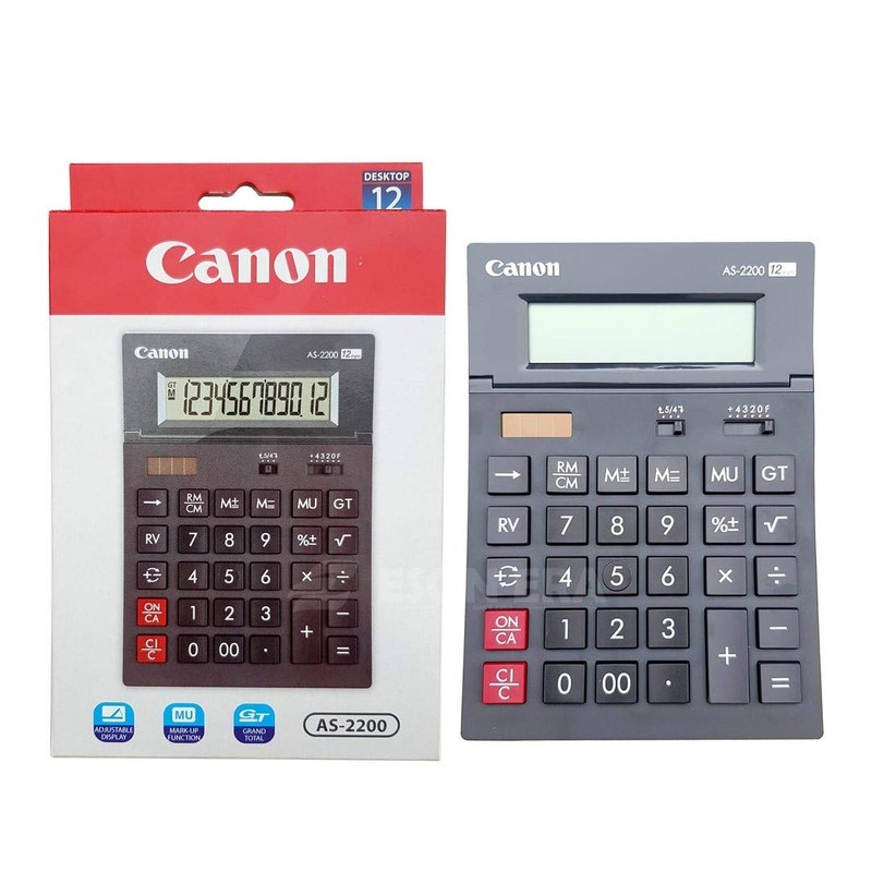 Canon AS-2200 - 12-digit semi-desktop calculator