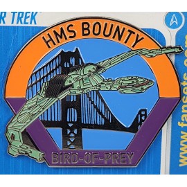 FanSets Star Trek The Voyage Home H.M.S. BOUNTY Bird Of Prey 2" Pin FanSets Klingons